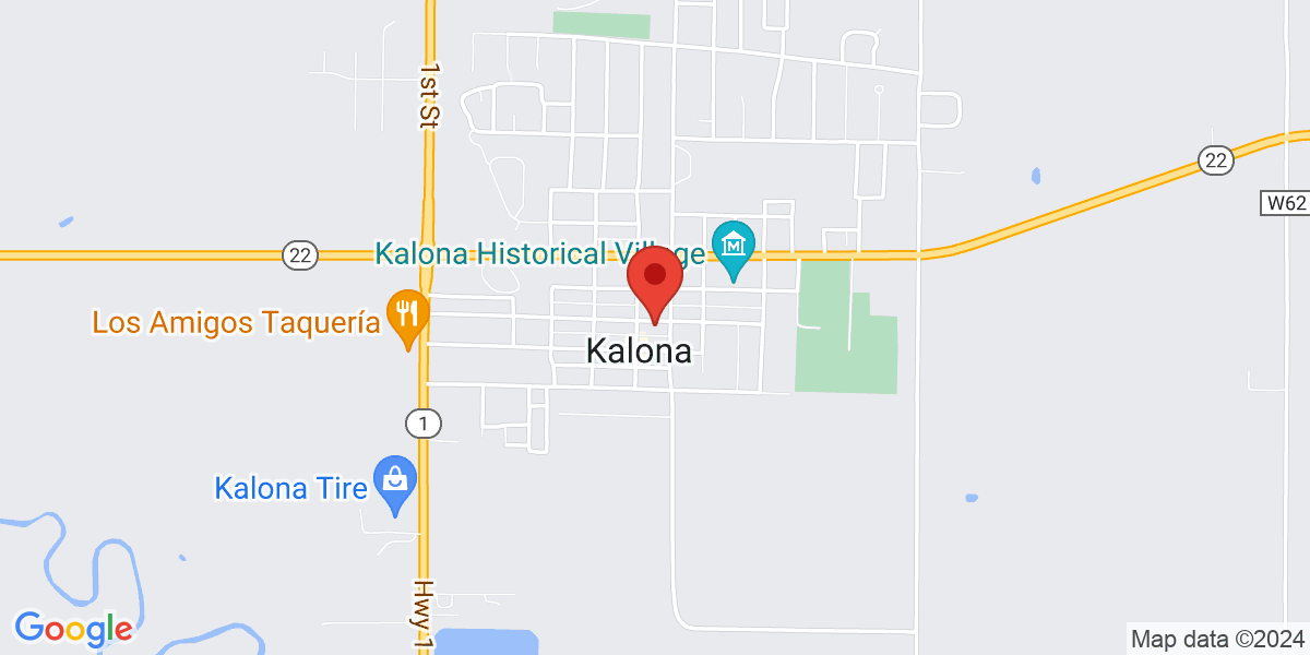Map of Kalona Public Library